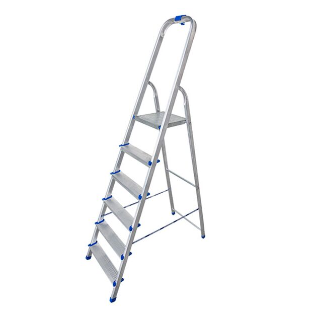 Стрем'янка алюмінієва, 6 сходинок  1.94 (VIRASTAR), фото  | SNABZHENIE.com.ua