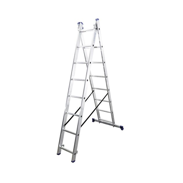 Алюмінієва двосекційна драбина  3.9 (VIRASTAR), фото  | SNABZHENIE.com.ua