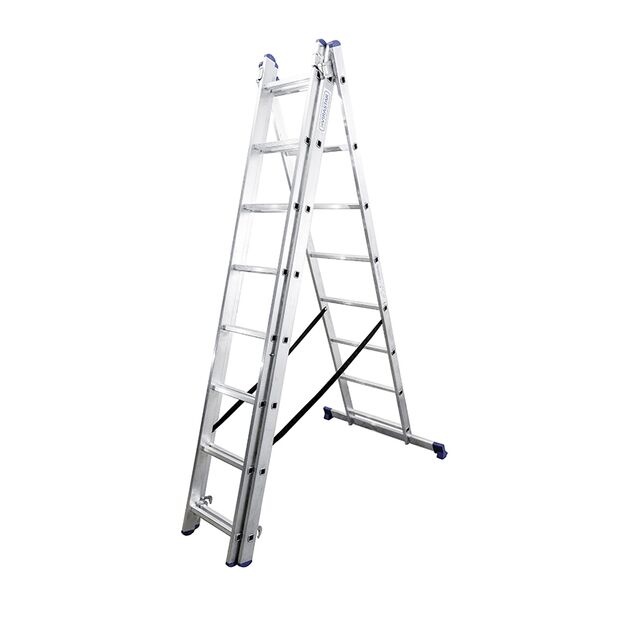 Алюмінієва трисекційна драбина  4.5 (VIRASTAR), фото  | SNABZHENIE.com.ua