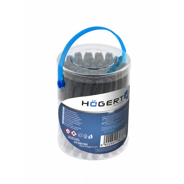 Маркери перманентні чорні, 45 шт/уп  чорний (HT3B780), фото  | SNABZHENIE.com.ua