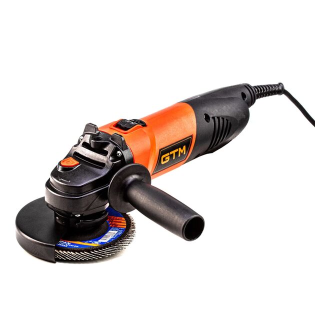 Кутова шліфмашина AG-125/1100E 1100Вт, 3000-10000об/хв, М14,пл.пуск  125 (F82011), фото  | SNABZHENIE.com.ua