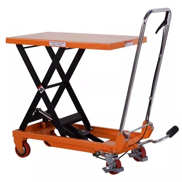 Стіл-платформа вантажопідйомний гідравлічний 150кг/0,72м SYTJ-15, колір-жовтий  150 (SYTJ-15-Y), фото  | SNABZHENIE.com.ua