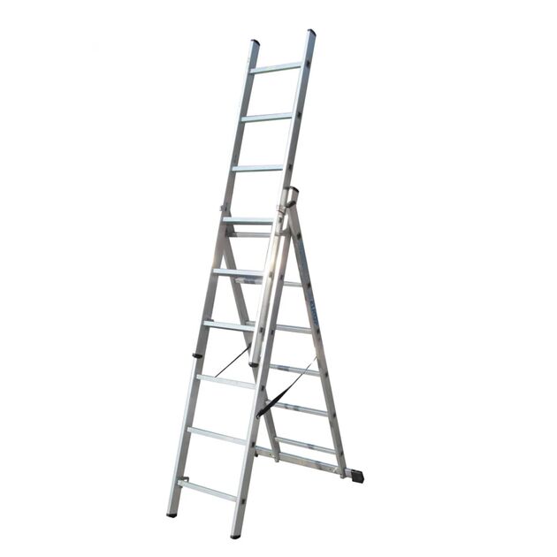 Драбина трисекційна, розкладна  3.2 (VHR TS 3*6), фото  | SNABZHENIE.com.ua