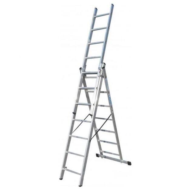 Драбина трисекційна, розкладна  4 (VHR T 3*7), фото  | SNABZHENIE.com.ua