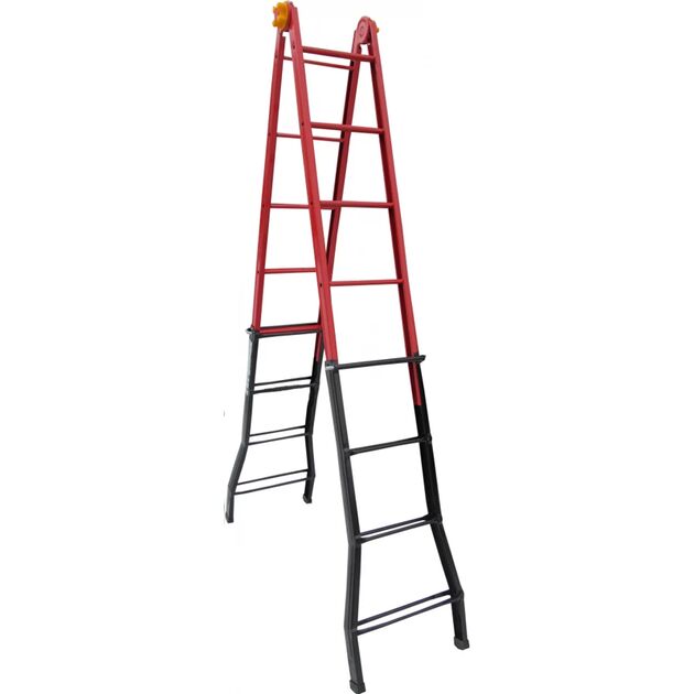 Драбина-телескоп металічна  розкладна  5.42 (B45), фото  | SNABZHENIE.com.ua