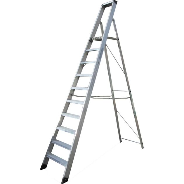 Стрем'янка алюмінієва, 10 сходинок  3.05 (SHRP 10), фото  | SNABZHENIE.com.ua
