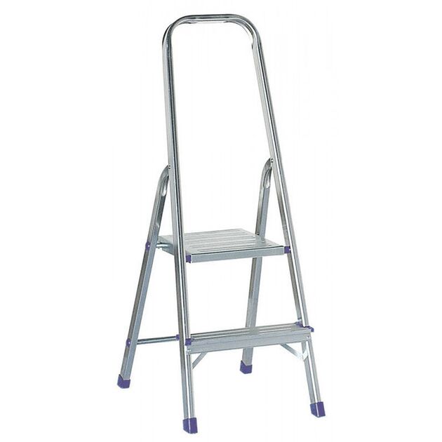 Стрем'янка алюмінієва, 2 сходинки  1.02 (ALW 402), фото  | SNABZHENIE.com.ua