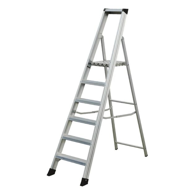 Стрем'янка алюмінієва, 6 сходинок  2.13 (SHRP 6), фото  | SNABZHENIE.com.ua