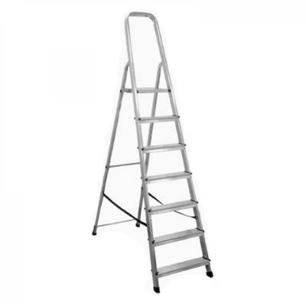 Стрем'янка алюмінієва, 7 сходинок  2.17 (ALW 507), фото  | SNABZHENIE.com.ua