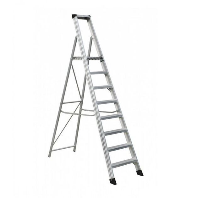 Стрем'янка алюмінієва, 8 сходинок  2.59 (SHRP 808), фото  | SNABZHENIE.com.ua