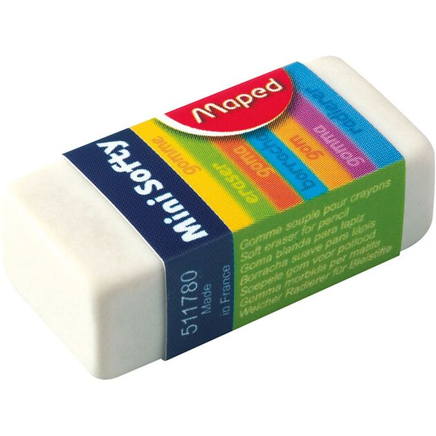 Гумка MINI SOFTY у картонному тримачі  Олівець (Im-off), фото  | SNABZHENIE.com.ua