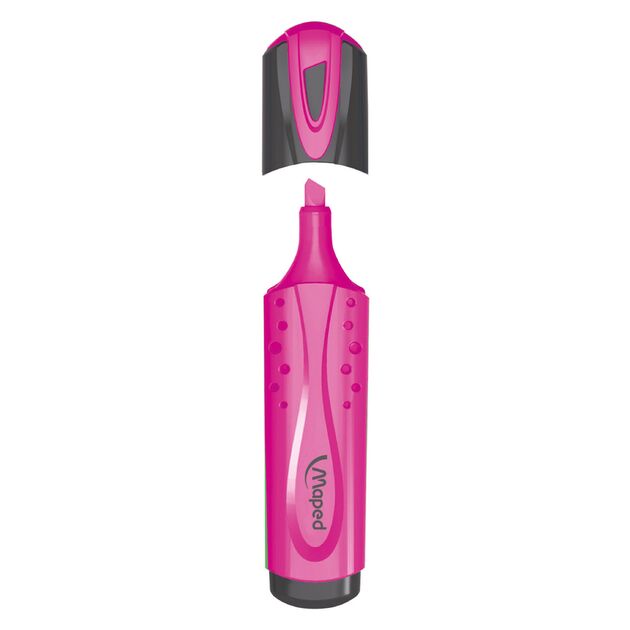 Текст-маркер FLUO PEPS Classic, рожевий  Текстовиділювач (Im-off), фото  | SNABZHENIE.com.ua