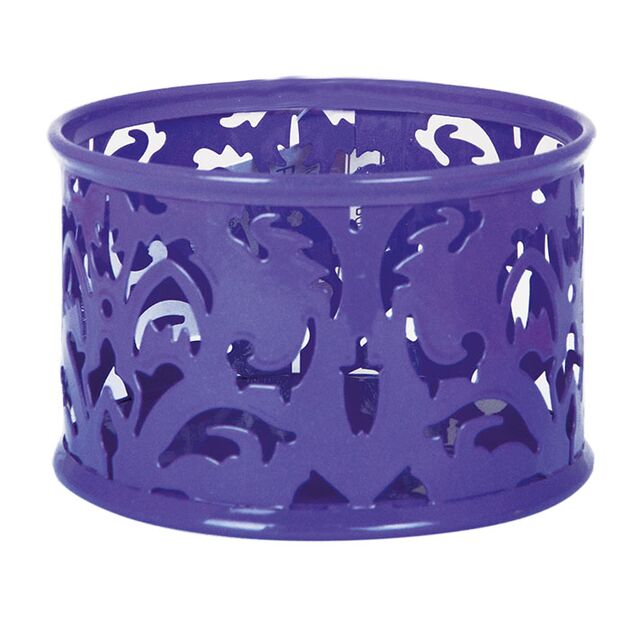 Підставка для скріпок, BAROCCO, металева, фіолетова  83х48 мм (Im-off), фото  | SNABZHENIE.com.ua