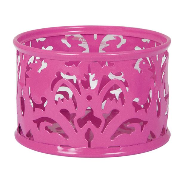 Підставка для скріпок, BAROCCO, металева, рожева  83х48 мм (Im-off), фото  | SNABZHENIE.com.ua