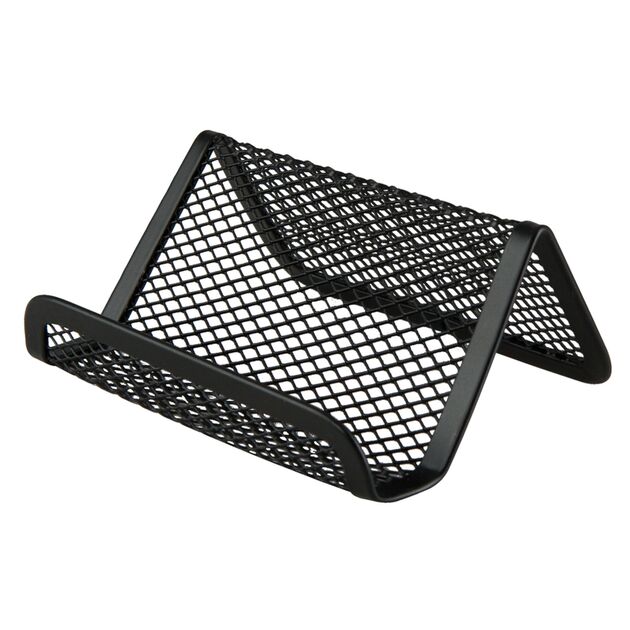 Підставка для візиток, металева, чорна  Метал (Im-off), фото  | SNABZHENIE.com.ua