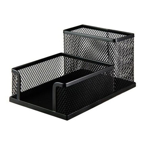 Органайзер настільний, металевий, чорний  Метал (Im-off), фото  | SNABZHENIE.com.ua