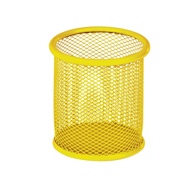 Підставка для пишучого приладдя, метал, жовта, KIDS Line  Метал (Im-off), фото  | SNABZHENIE.com.ua