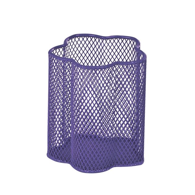 Підставка для пишучого приладдя "квітка", метал, фіолетова, KIDS Line  Метал (Im-off), фото  | SNABZHENIE.com.ua