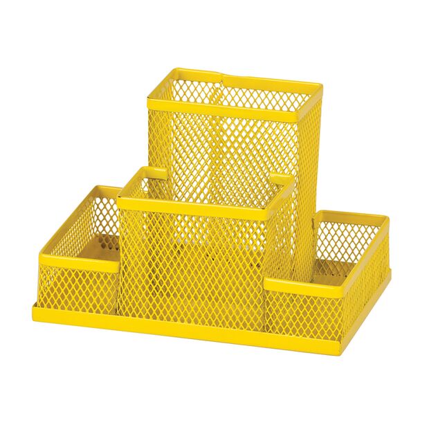 Органайзер настільний, метал, жовтий, KIDS Line  Метал (Im-off), фото  | SNABZHENIE.com.ua