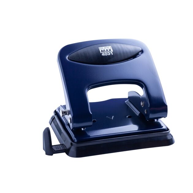 Діркопробивач металевий, до 30 аркушів, 133х114х93мм, синій  Метал (Im-off), фото  | SNABZHENIE.com.ua