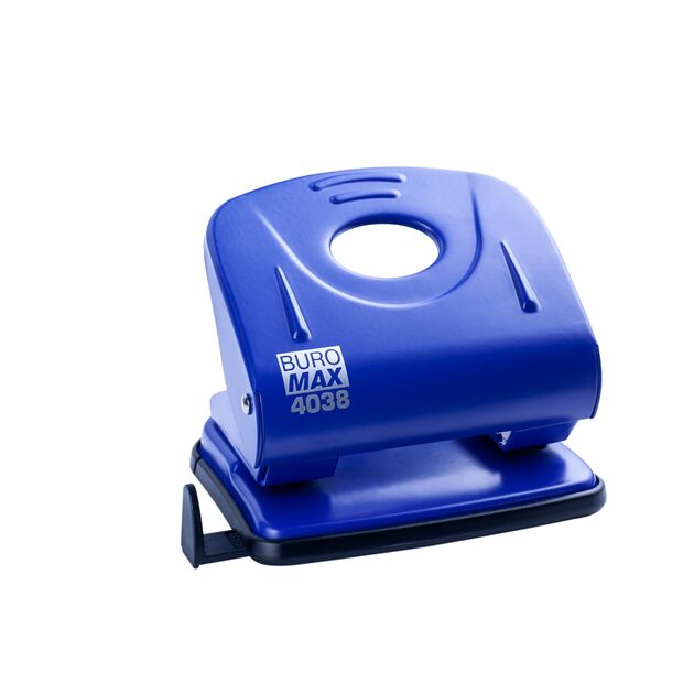 Діркопробивач металевий, до 30 аркушів, 127х95х55мм, синій  Метал (Im-off), фото  | SNABZHENIE.com.ua