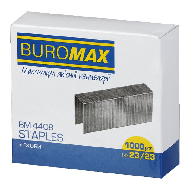 Скоби №23/23, ЛЮКС, 1000шт.  1000 шт. (Im-off), фото  | SNABZHENIE.com.ua