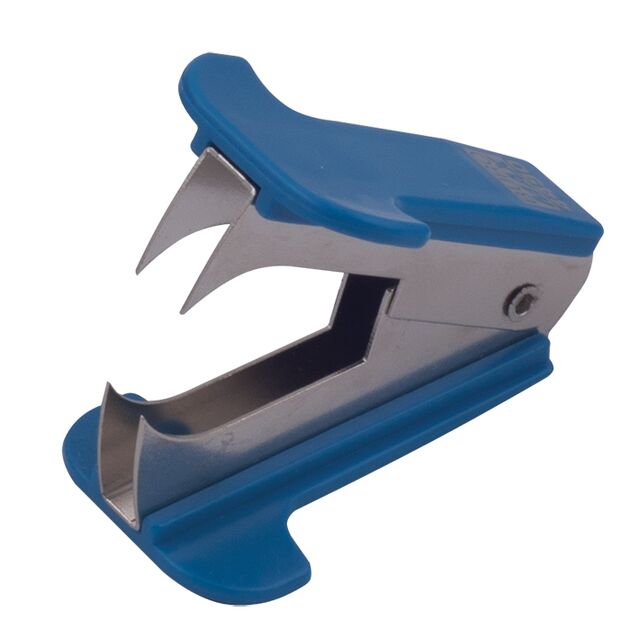 Розшивач скоб (дестеплер), синій  Пластик. метал (Im-off), фото  | SNABZHENIE.com.ua