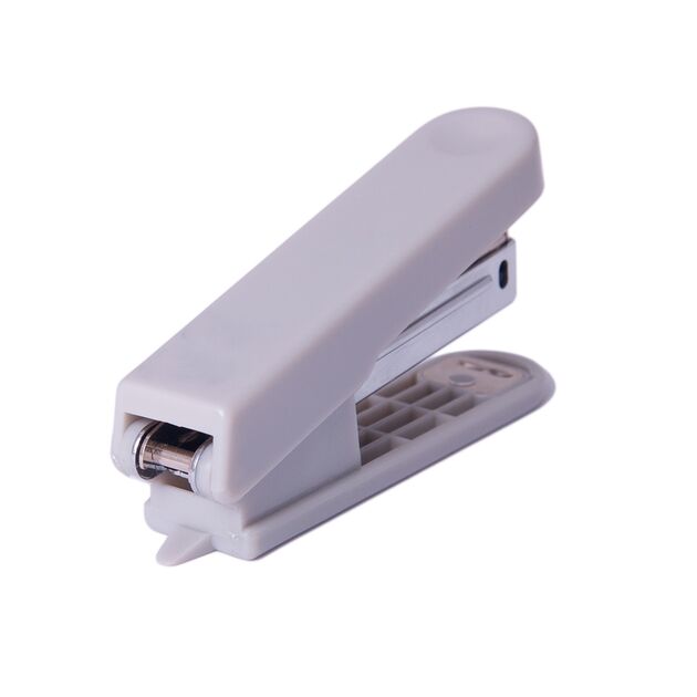 Степлер пластиковий (плоский), JOBMAX, 10 аркушів, (скоби №10), 92x38x20мм, синій  Пластик (Im-off), фото  | SNABZHENIE.com.ua