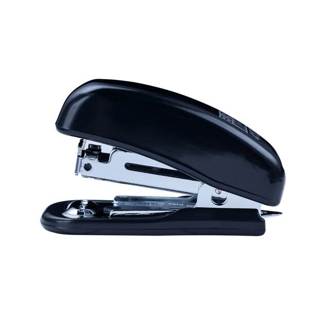 Степлер пластиковий МІНІ,10 аркушів, (скоби №10), м, чорний  Пластик (Im-off), фото  | SNABZHENIE.com.ua