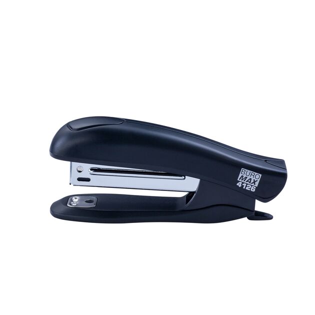 Степлер пластиковий, 12 аркушів, (скоби №10), 88х44х22мм, чорний  Пластик (Im-off), фото  | SNABZHENIE.com.ua