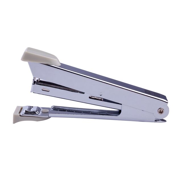 Степлер металевий, 12 аркушів, (скоби №10), 94x42x21мм, сірий  Метал (Im-off), фото  | SNABZHENIE.com.ua