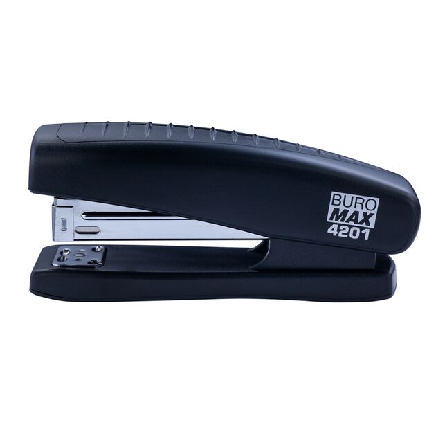 Степлер пластиковий, 20 арк., (скоби №24; 26), 123х36х52 мм, чорний  Пластик (Im-off), фото  | SNABZHENIE.com.ua