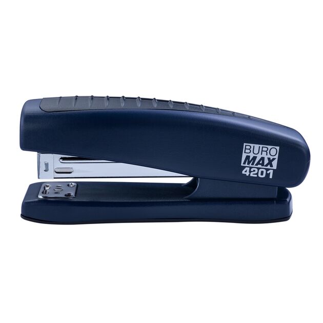 Степлер пластиковий, 20 арк., (скоби №24; 26), 123х36х52 мм, синій  Пластик (Im-off), фото  | SNABZHENIE.com.ua