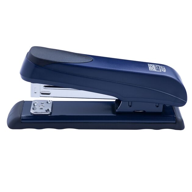 Степлер пластиковий, 20 арк., (скоби №24; 26), 136х36,5х53 мм, синій  Пластик (Im-off), фото  | SNABZHENIE.com.ua