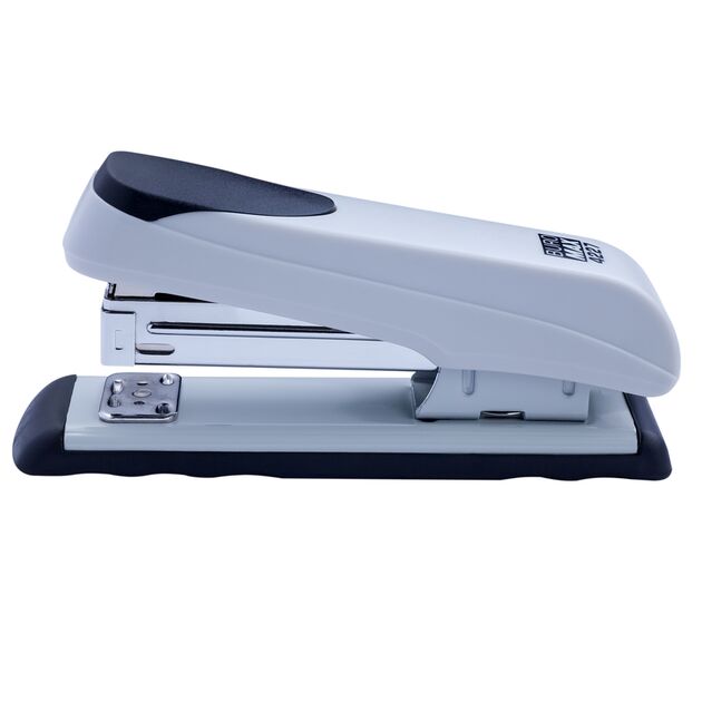 Степлер пластиковий, 20 арк., (скоби №24; 26), 136х36,5х53 мм, сірий  Пластик (Im-off), фото  | SNABZHENIE.com.ua