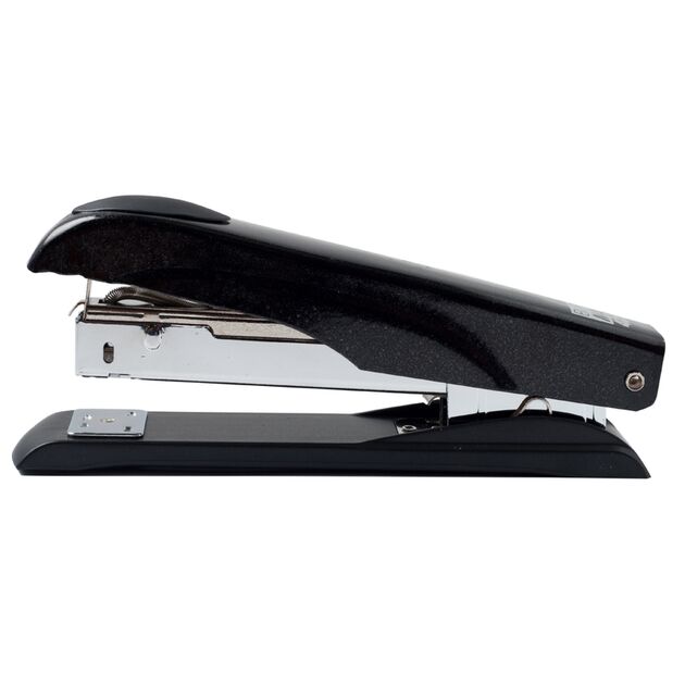 Степлер металевий МЕТАЛІК, 50 арк., (скоби №23, 24), 167х36х57 мм, чорний  Метал (Im-off), фото  | SNABZHENIE.com.ua