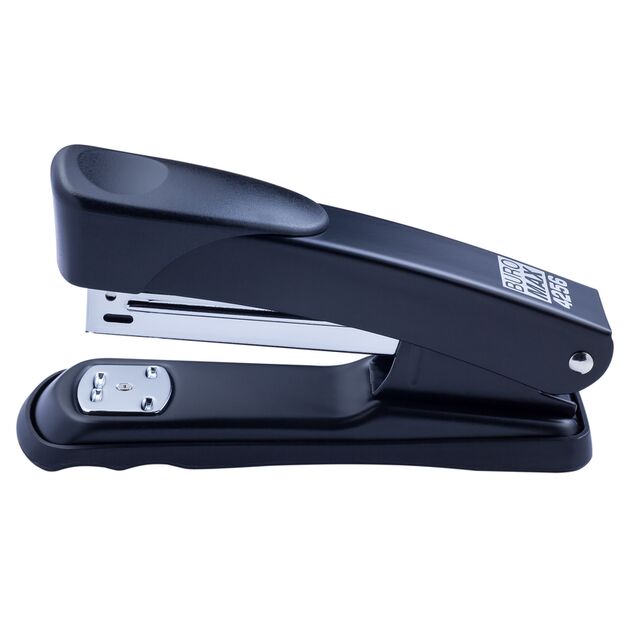 Степлер металевий, 25 арк., (скоби №24; 26), 138х65х40 мм, чорний  пластикова накладка (Im-off), фото  | SNABZHENIE.com.ua