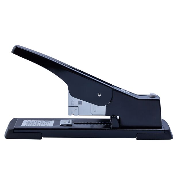 Степлер металевий посиленої потужності, 100 арк., (скоби №23), 295х78х140 мм, чорний  підвищеної потужності (Im-off), фото  | SNABZHENIE.com.ua