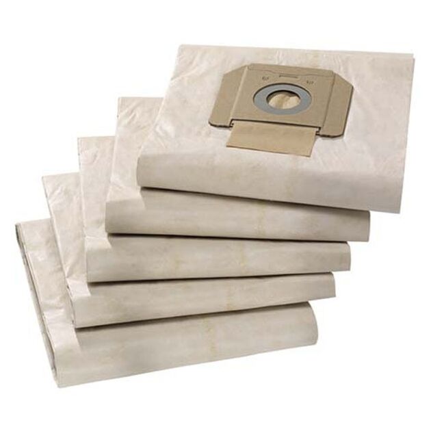 Паперові фільтр-мішки для NT 48, NT 65, NT 70, NT 72, NT 75, NT 80, WET VAC  5шт (6.904-285.0), фото  | SNABZHENIE.com.ua