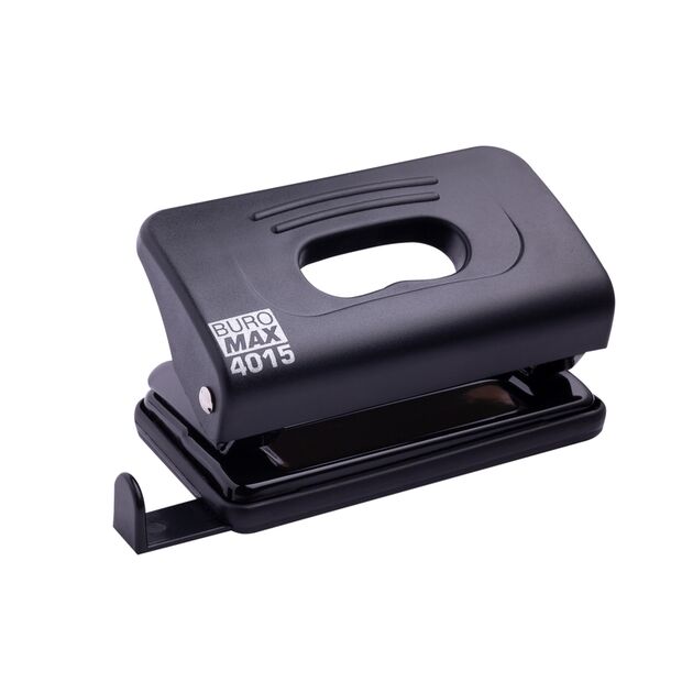 Діркопробивач пластиковий, до 10 аркушів, 120х58х59мм, чорний  Пластик. метал (Im-off), фото  | SNABZHENIE.com.ua