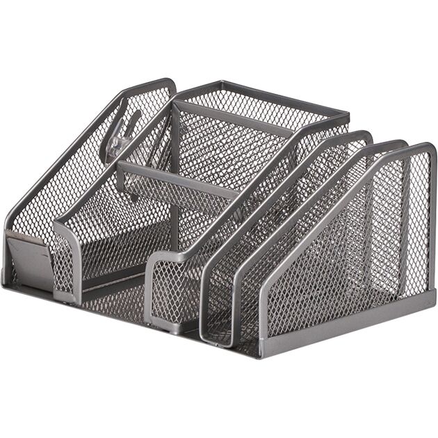 Органайзер настільний, металевий, сріблястий  Метал (Im-off), фото  | SNABZHENIE.com.ua