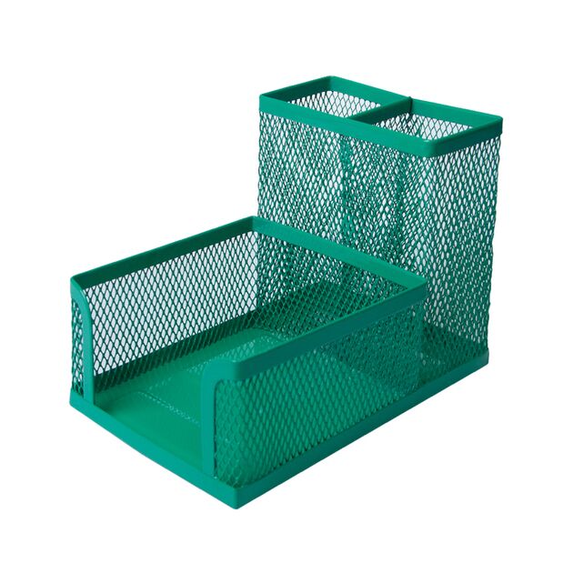 Органайзер настільний, металевий, зелений  Метал (Im-off), фото  | SNABZHENIE.com.ua