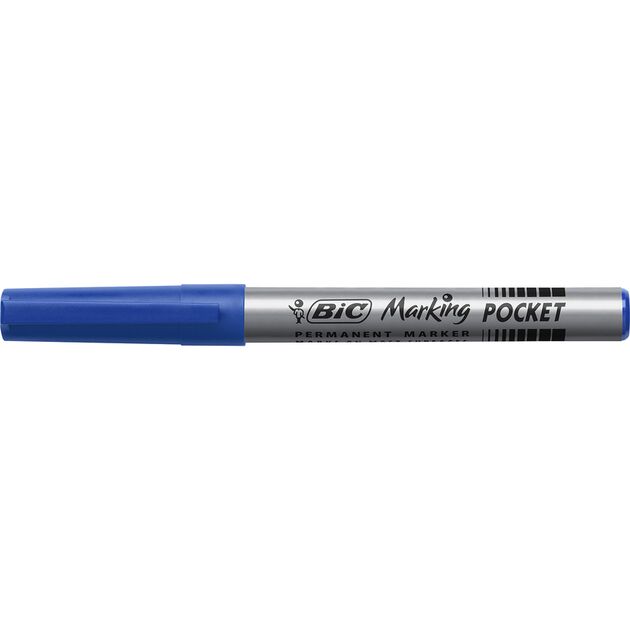 Маркер перманентний "Fine", синій  Акриловий оскіп (Im-off), фото  | SNABZHENIE.com.ua