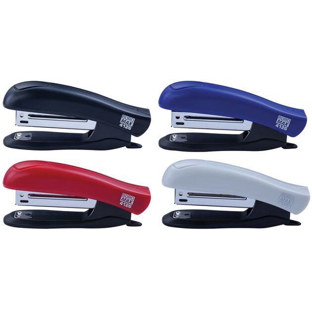Степлер пластиковий, 12 аркушів (скоби №10), 88х44х22мм, асорті  Пластик (Im-off), фото  | SNABZHENIE.com.ua