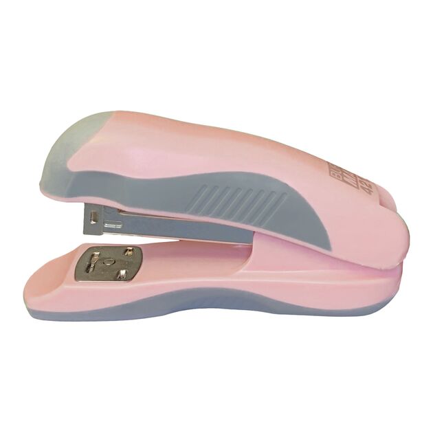 Степлер пластиковий, 20 арк., (скоби №24, 26), PASTEL, рожевий  Пластик. метал (Im-off), фото  | SNABZHENIE.com.ua