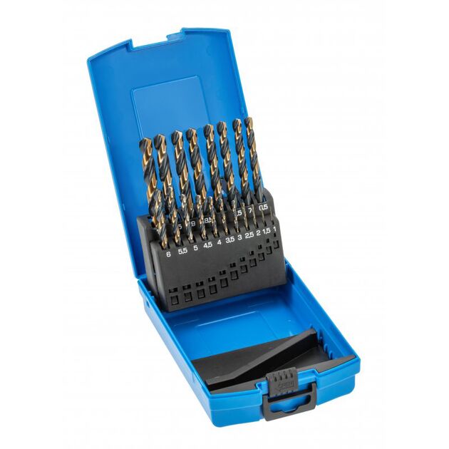 Набір свердел 19шт  1 - 13мм (HT6D900), фото  | SNABZHENIE.com.ua