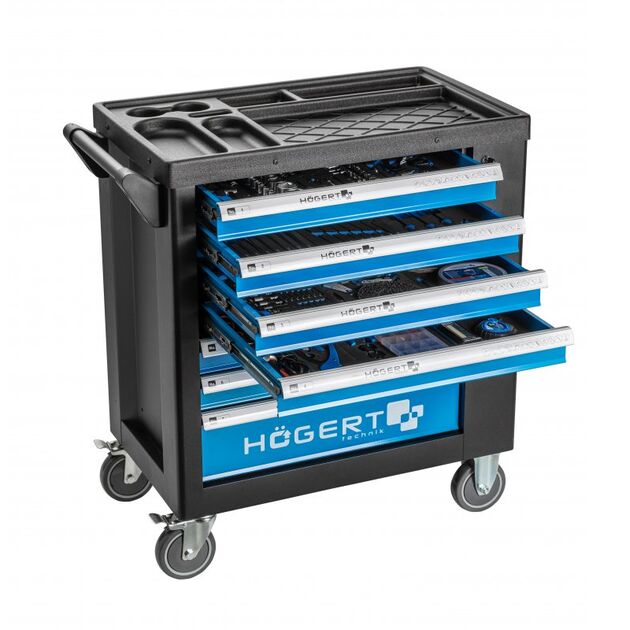 Візок з інструментом 7 секцій 544 од.  7 (HT7G050), фото  | SNABZHENIE.com.ua