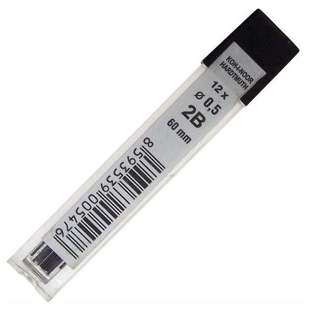 Стрижні для мех.олівців, 2B, 0.5мм  2B (Im-off), фото  | SNABZHENIE.com.ua