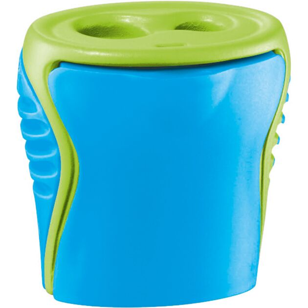 Чинка з контейнером BOOGY, 2 отвори, асорті  2 (Im-off), фото  | SNABZHENIE.com.ua