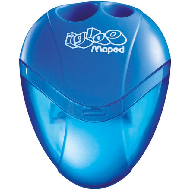 Чинка з контейнером I-GLOO, 2 отвори, асорті  2 (Im-off), фото  | SNABZHENIE.com.ua